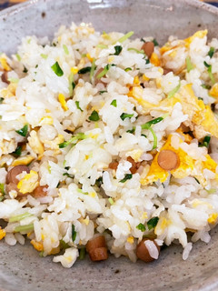 豆苗とお漬物チャーハン-レシピのメイン写真