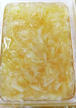 高血圧、動脈硬化予防の酢玉ねぎ 加熱-レシピのメイン写真