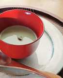 100均の粉末緑茶で作る甘酒ぜんざい