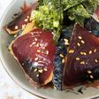 我が家流★鰹のタタキのてこね寿司