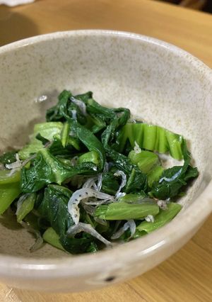 高菜ちりめん炒め！味付塩こしょうだけ！-レシピのメイン写真