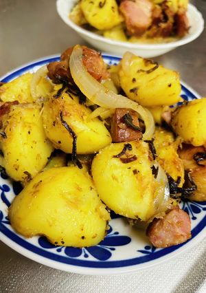 じゃがいもの塩昆布炒め-レシピのメイン写真