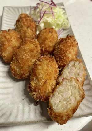 【茶色いおかず】オニオンコロッケ-レシピのメイン写真