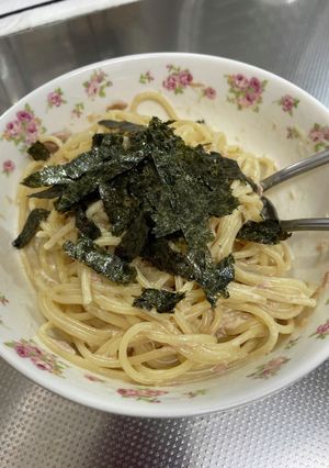 ワンボウル！和風ツナマヨクリームパスタ-レシピのメイン写真