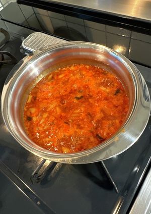 キムチチゲ風のスープ-レシピのメイン写真