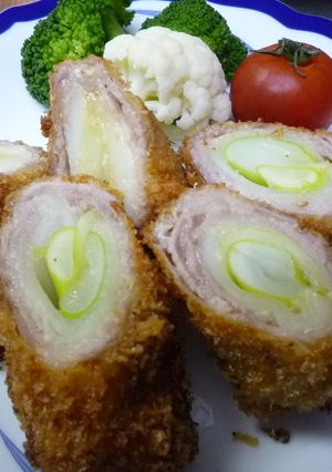 ネギみその豚肉まきまきフライ-レシピのメイン写真