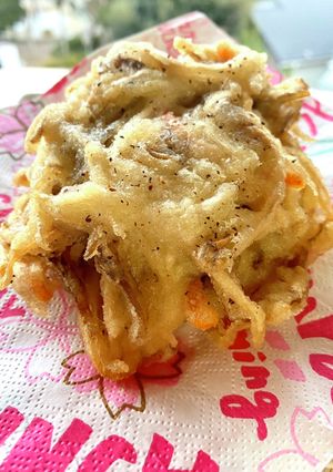 きんぴら水煮と舞茸のかき揚げ-レシピのメイン写真