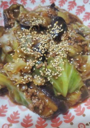 麻婆キャベ茄子-レシピのメイン写真