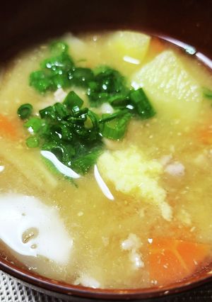 生姜の豚汁-レシピのメイン写真
