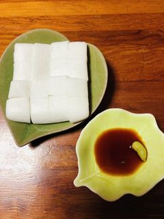 はんぺんをわさび醤油で頂く-レシピのメイン写真