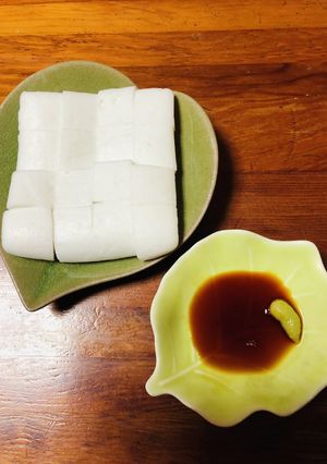 はんぺんをわさび醤油で頂く-レシピのメイン写真