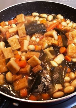 出汁のうまみたっぷり！大豆の煮物-レシピのメイン写真
