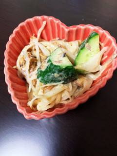 サバの味噌マヨサラダ-レシピのメイン写真