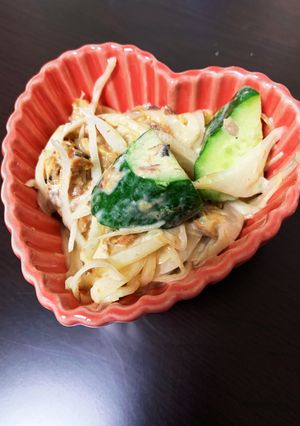 サバの味噌マヨサラダ-レシピのメイン写真