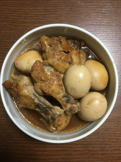 鶏手羽と卵の酢煮込み-レシピのメイン写真
