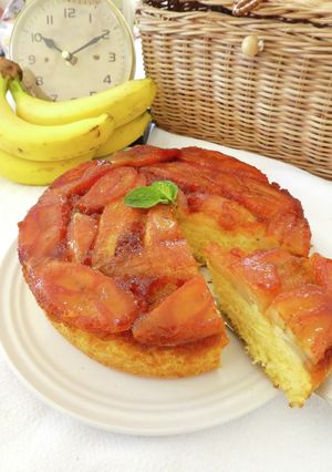 ふわふわキャラメルバナナケーキ-レシピのメイン写真