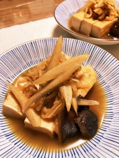 厚揚げ切り干し大根ごぼう椎茸の煮物-レシピのメイン写真