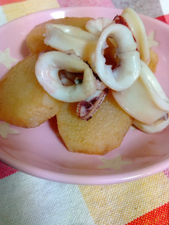 小イカと長芋の煮物-レシピのメイン写真