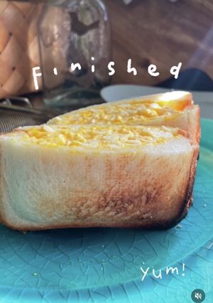 娘の好物 たまごホットサンド-レシピのメイン写真