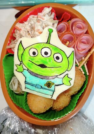 リトルグリーンメン弁当～♪-レシピのメイン写真