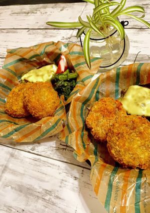 余ったキーマカレー活用→薩摩芋コロッケ-レシピのメイン写真
