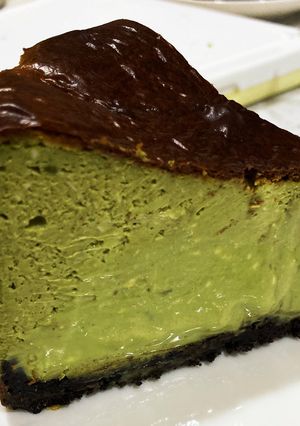 ノアールで抹茶バスクチーズケーキ-レシピのメイン写真