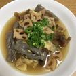 電気圧力鍋で牛すじ蓮根コンニャク煮込み
