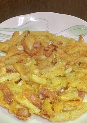 ジャガイモとベーコンのカリカリチーズ焼き-レシピのメイン写真