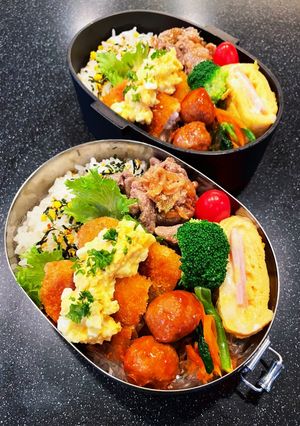 高校生弁当2022 11月8白身魚フライ-レシピのメイン写真