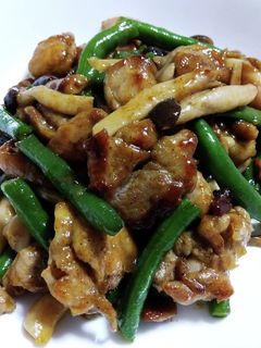 冷凍いんげんと鶏もも肉のカレー炒め-レシピのメイン写真