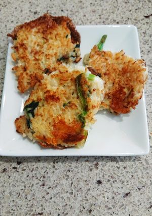 《ズボラ飯》野菜入りチーズ焼おにぎり-レシピのメイン写真