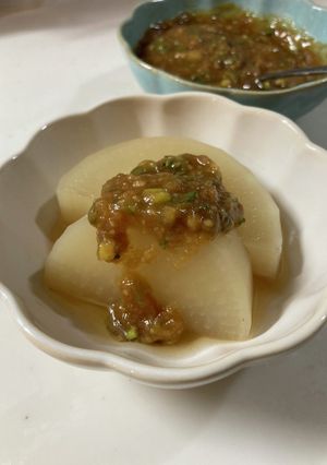 ネギ味噌大根-レシピのメイン写真