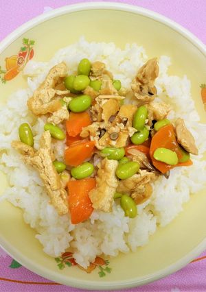 吹き寄せごはん＠倉敷市学校給食-レシピのメイン写真