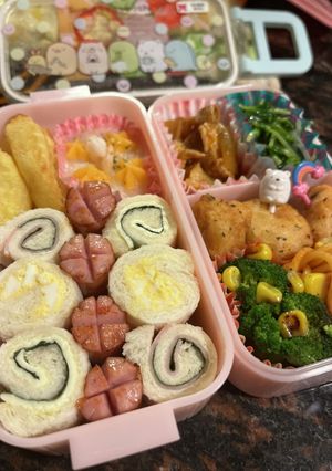 クルクル紫蘇サンドのお弁当-レシピのメイン写真