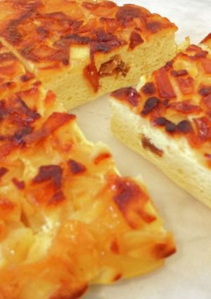 フライパンで！りんごのおからケーキ-レシピのメイン写真