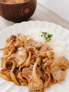 豚肉と野菜の粒マスタード&焼肉のタレ焼き-レシピのメイン写真