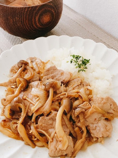 豚肉と野菜の粒マスタード&焼肉のタレ焼き-レシピのメイン写真