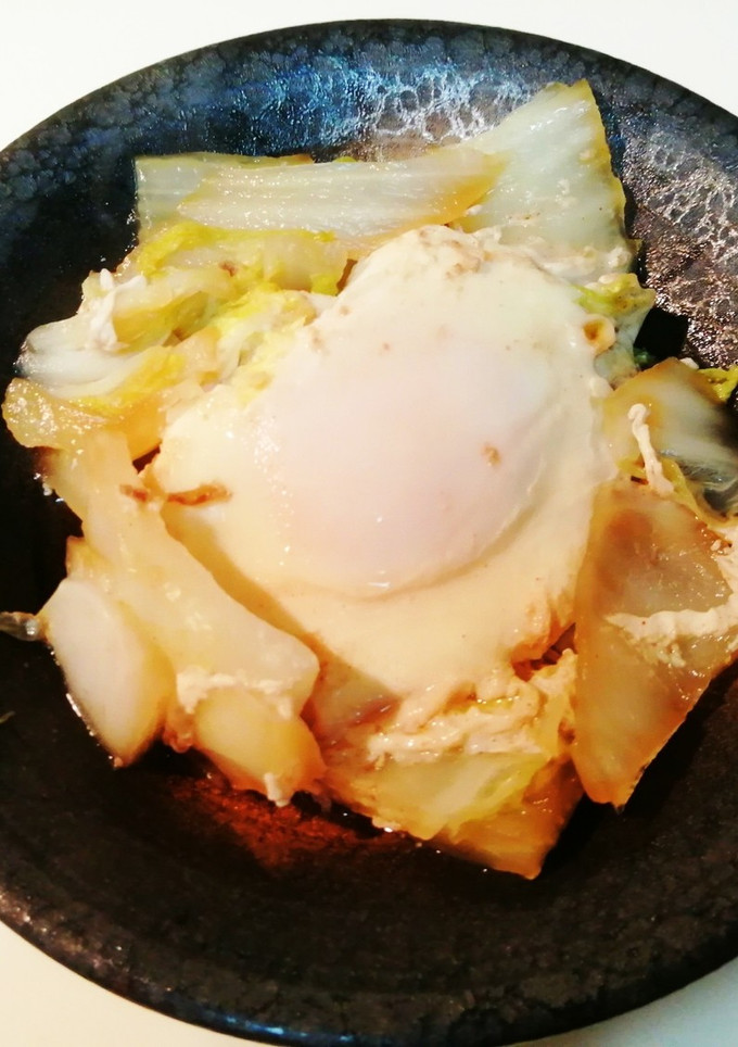 白菜の巣ごもり卵-レシピのメイン写真