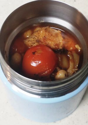 ささみとサラダビーンズのスープ-レシピのメイン写真