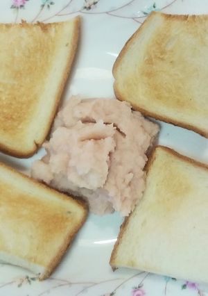乾燥マッシュポテトで、タラモサラダ-レシピのメイン写真
