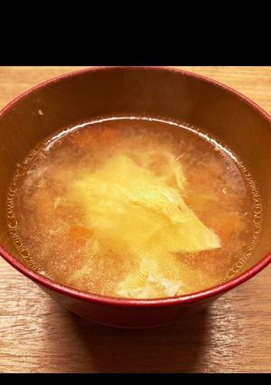 簡単！トマトとふんわり玉子の塩麴スープ-レシピのメイン写真