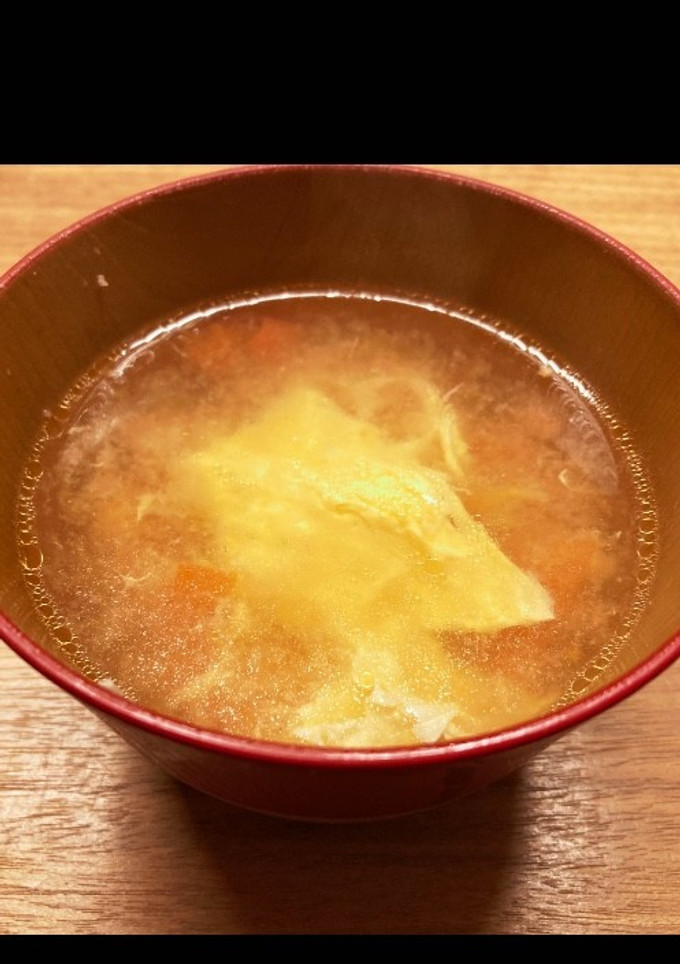 簡単！トマトとふんわり玉子の塩麴スープ-レシピのメイン写真