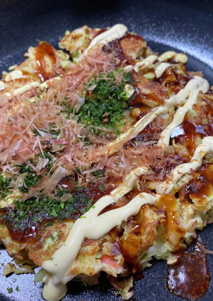 簡単！ダイエットお好み焼き-レシピのメイン写真