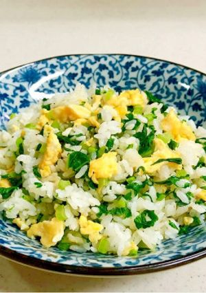青菜の生ふりかけで作る♡菜の花チャーハン-レシピのメイン写真