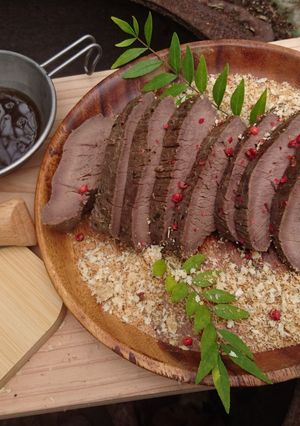 鹿肉のロースト-レシピのメイン写真