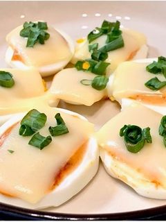 ゆでたまごのコチュジャンマヨチーズ焼き-レシピのメイン写真