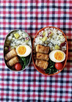 高校生　息子と娘のお弁当　54-レシピのメイン写真