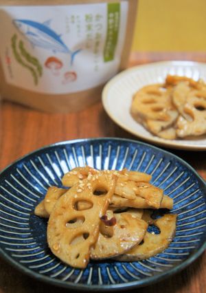 かつおの風味が香るレンコンのきんぴら-レシピのメイン写真