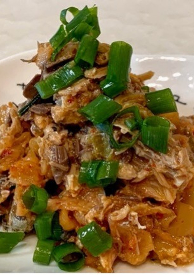鯖缶のキムチ和え(または鯖缶のキムチ丼)-レシピのメイン写真
