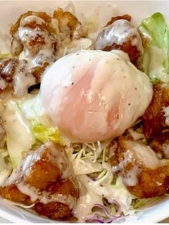 唐揚げのシーザーサラダ-レシピのメイン写真